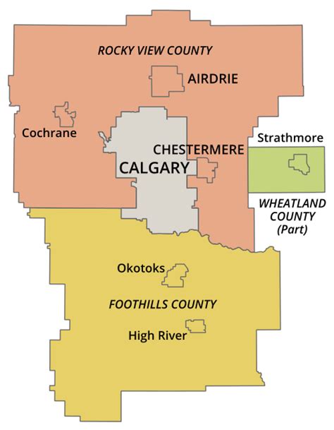 greater calgary metropolitan area|calgary city map.